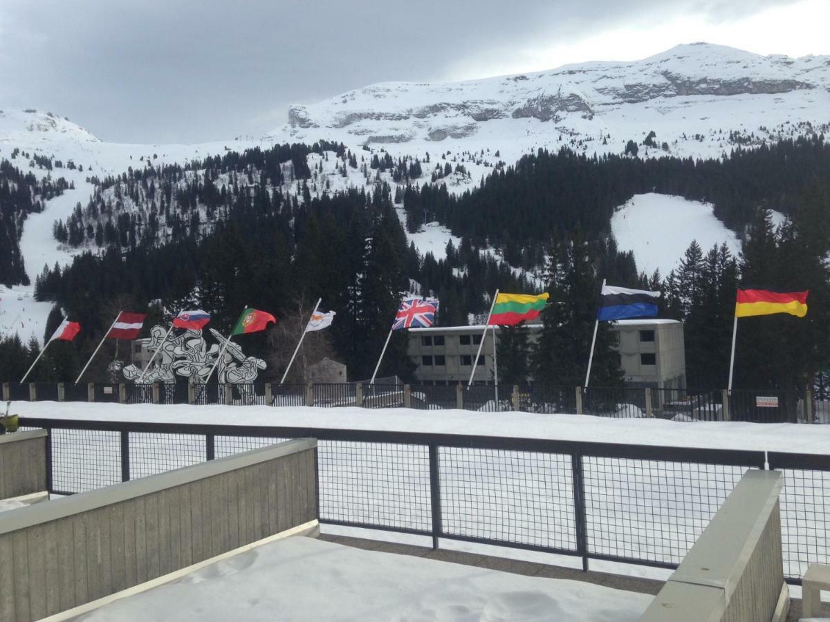Flaine Forum I1 Cassiopee Duplex Mezzanines & Terrasse Exterior photo